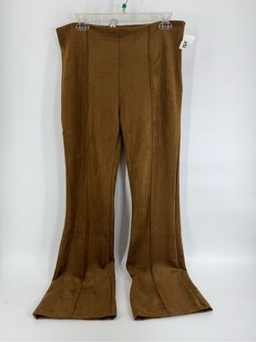 ⚙️ 3For$30 ⚙️ Brown Faux Suede Flared Pants